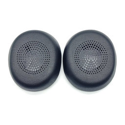 Perne de schimb pentru Jabra Evolve2 30, Spumă cu memorie + piele PU, Negru, 1 pereche