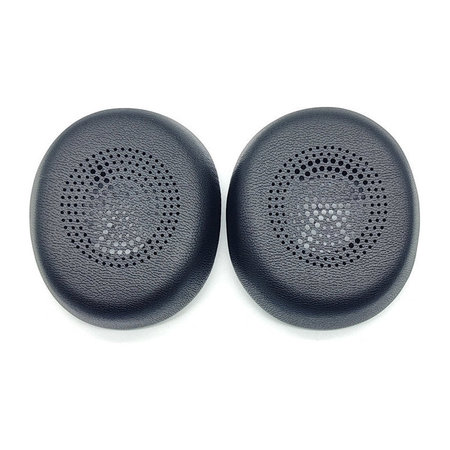 Perne de schimb pentru Jabra Evolve2 30, Spumă cu memorie + piele PU, Negru, 1 pereche