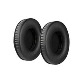 Perne de schimb pentru JBL Synchros E50BT, Spumă cu memorie + piele PU, Negru, 1 pereche
