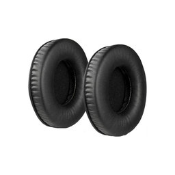 Perne de schimb pentru JBL Synchros E50BT, Spumă cu memorie + piele PU, Negru, 1 pereche