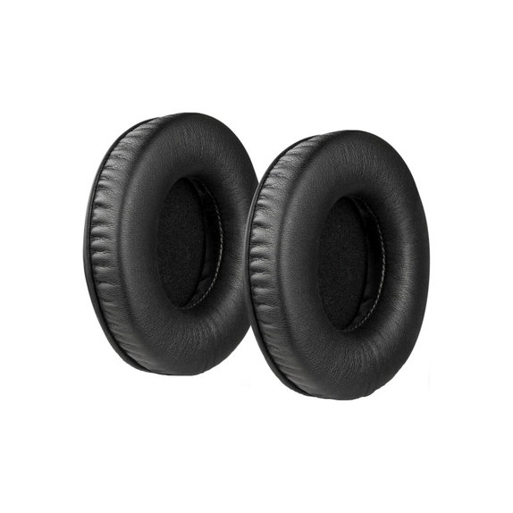 Perne de schimb pentru JBL Synchros E50BT, Spumă cu memorie + piele PU, Negru, 1 pereche