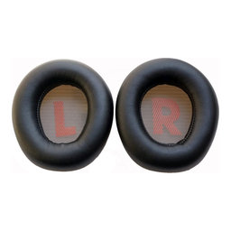 Perne de schimb pentru JBL Quantum Q600, Spumă cu memorie + piele PU, Negru, 1 pereche