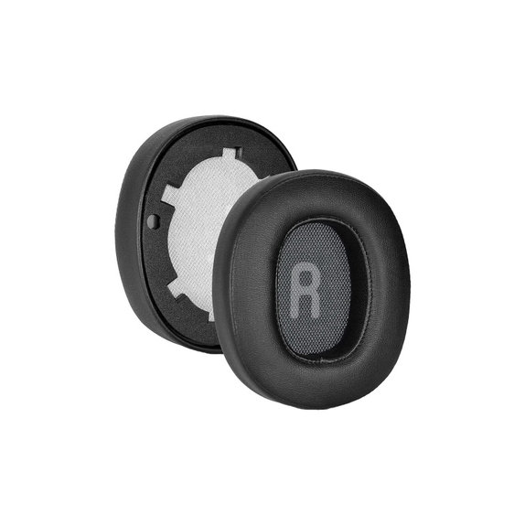 Perne de schimb pentru JBL Tune 700BT, T750BT, Spumă cu memorie + piele PU, Negru, 1 pereche