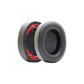 Perne de schimb pentru JBL Synchros E55BT, Spumă cu memorie + piele PU, Negru, 1 pereche