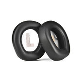 Perne de schimb pentru JBL Quantum Q200, Q300, Spumă cu memorie + piele PU, Negru, 1 pereche