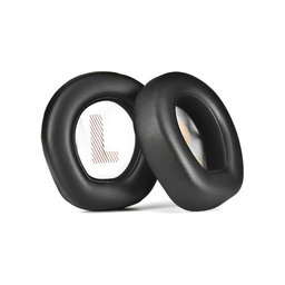 Perne de schimb pentru JBL Quantum Q200, Q300, Spumă cu memorie + piele PU, Negru, 1 pereche