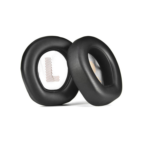 Perne de schimb pentru JBL Quantum Q200, Q300, Spumă cu memorie + piele PU, Negru, 1 pereche