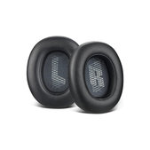 Perne de schimb pentru JBL Live 650BTNC, E65, Spumă cu memorie + piele PU, Negru, 1 pereche