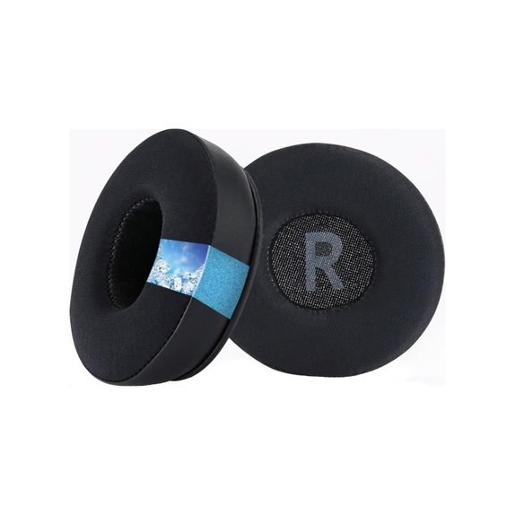Perne de schimb pentru JBL JR300, T450BT, T500BT, T600, Spumă cu memorie + Piele + Textil, Negru, Gel răcoritor, 1 pereche