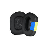Perne de schimb pentru Logitech G733, Spumă cu memorie + Textil + Piele, Negru, Gel răcoritor, 1 pereche