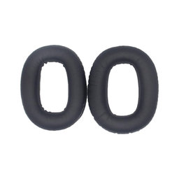 Perne de schimb pentru Marshall Monitor II, Spumă cu memorie + piele PU, Negru, 1 pereche