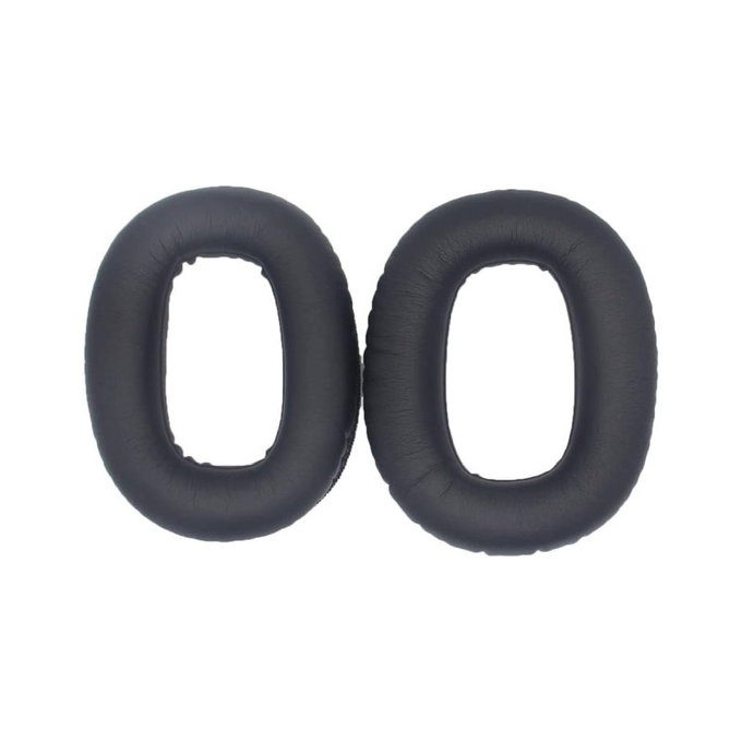 Perne de schimb pentru Marshall Monitor II, Spumă cu memorie + piele PU, Negru, 1 pereche