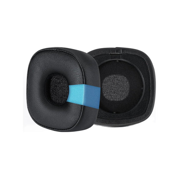 Perne de schimb pentru Marshall Major IV, Spumă cu memorie + piele PU, Negru, Gel răcoritor, 1 pereche