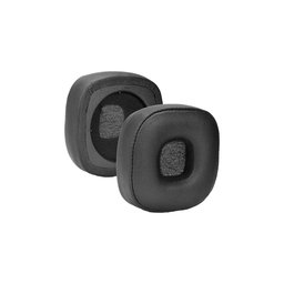 Perne de schimb pentru Marshall Major IV, Spumă cu memorie + piele PU, Negru, 1 pereche