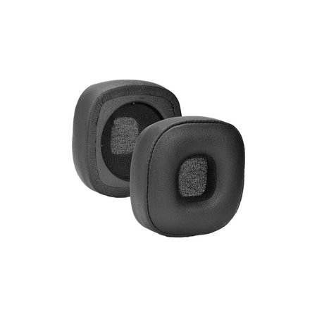Perne de schimb pentru Marshall Major IV, Spumă cu memorie + piele PU, Negru, 1 pereche
