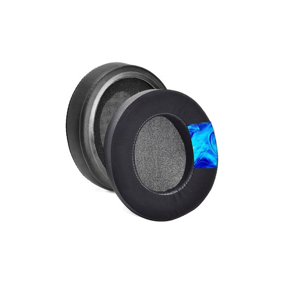 Perne de schimb pentru Razer Nari 7.1 THX, Spumă cu memorie + Textil răcoritor cu gel, Negru, 1 pereche