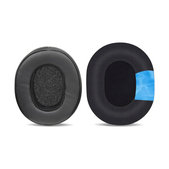 Perne de schimb pentru Skullcandy Hesh 3.0, Crusher, Venue, Spumă cu memorie + Piele + Textil, Negru, Gel răcoritor, 1 pereche