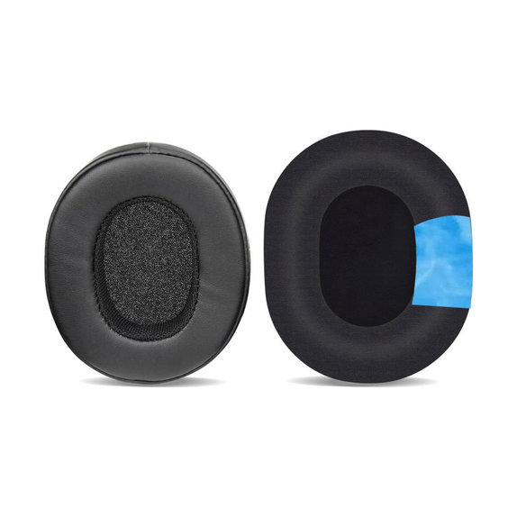Perne de schimb pentru Skullcandy Hesh 3.0, Crusher, Venue, Spumă cu memorie + Piele + Textil, Negru, Gel răcoritor, 1 pereche