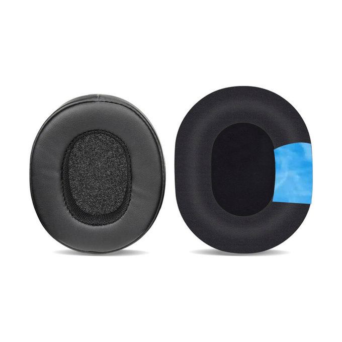 Perne de schimb pentru Skullcandy Hesh 3.0, Crusher, Venue, Spumă cu memorie + Piele + Textil, Negru, Gel răcoritor, 1 pereche