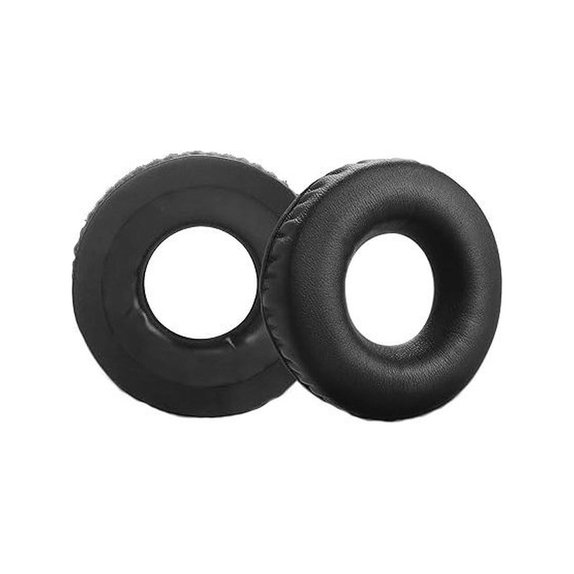 Perne de schimb pentru Sennheiser HD25, SP 25-1 II, PC150, Spumă cu memorie + piele PU, Negru, 1 pereche