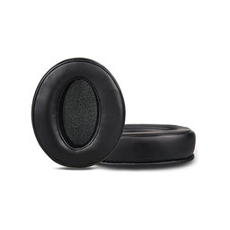 Perne de schimb pentru Sennheiser HD4.50, HD450, Spumă cu memorie + Piele, Negru, 1 pereche