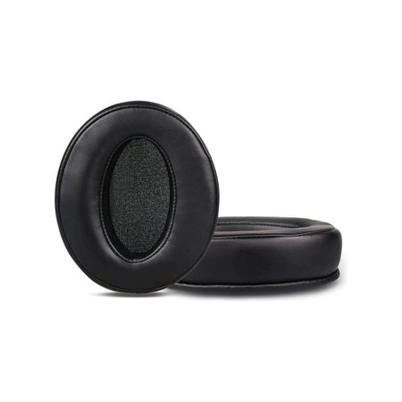 Perne de schimb pentru Sennheiser HD4.50, HD450, Spumă cu memorie + Piele, Negru, 1 pereche