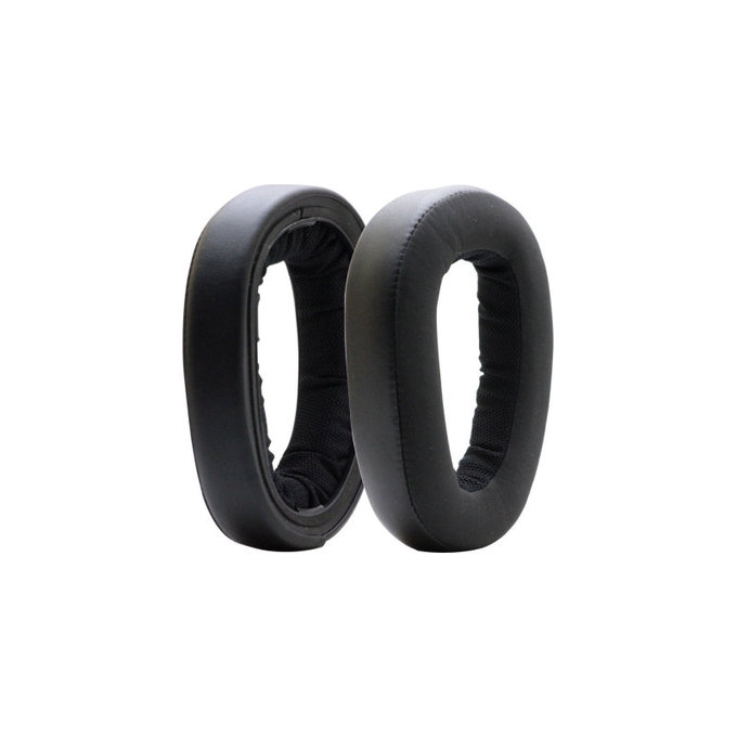Perne de schimb pentru Sennheiser GSP500, GSP600, Spumă cu memorie + piele PU, Negru, 1 pereche