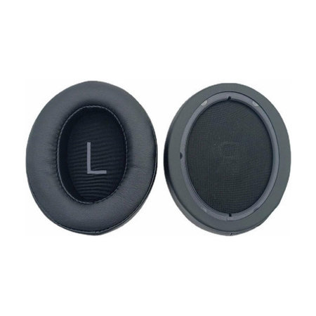 Perne de schimb pentru Sennheiser Momentum 3.0, Spumă cu memorie + Piele, Negru, 1 pereche