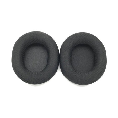 Perne de schimb pentru Steelseries Arctics 1, 3, 5, 7, 9 Pro, Spumă cu memorie + Textil, Negru, 1 pereche