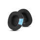 Perne de schimb pentru Steelseries Nova Pro Wired, Spumă cu memorie + Textil, Negru, Gel răcoritor, 1 pereche