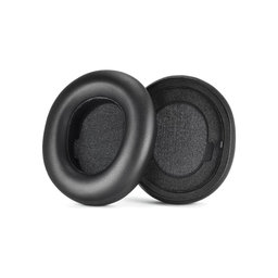 Perne de schimb pentru Steelseries Nova Pro, Spumă cu memorie + piele PU, Negru, 1 pereche
