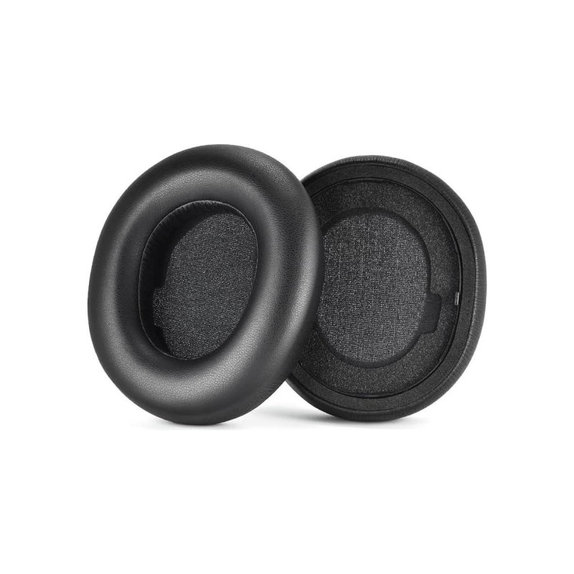 Perne de schimb pentru Steelseries Nova Pro, Spumă cu memorie + piele PU, Negru, 1 pereche