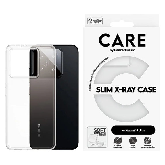 Caz X-Ray pentru Xiaomi 15 Ultra, Transparent, PanzerGlass