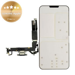 Conector de Încărcare + Cablu Flex pentru iPhone 17 | Black | 923-13603 | Genuine Apple