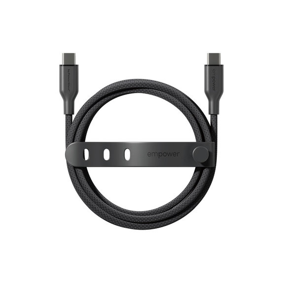 Cablu USB-C, 60 W, Racing, 1, 2 m, Space Black, empower