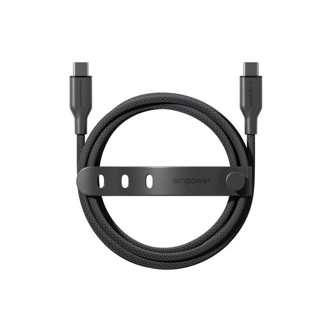 Cablu USB-C, 60 W, Racing, 1, 2 m, Space Black, empower