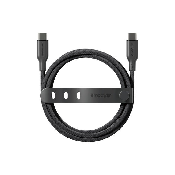 Cablu USB-C, 240 W, Racing, 1, 2 m, Space Black, empower