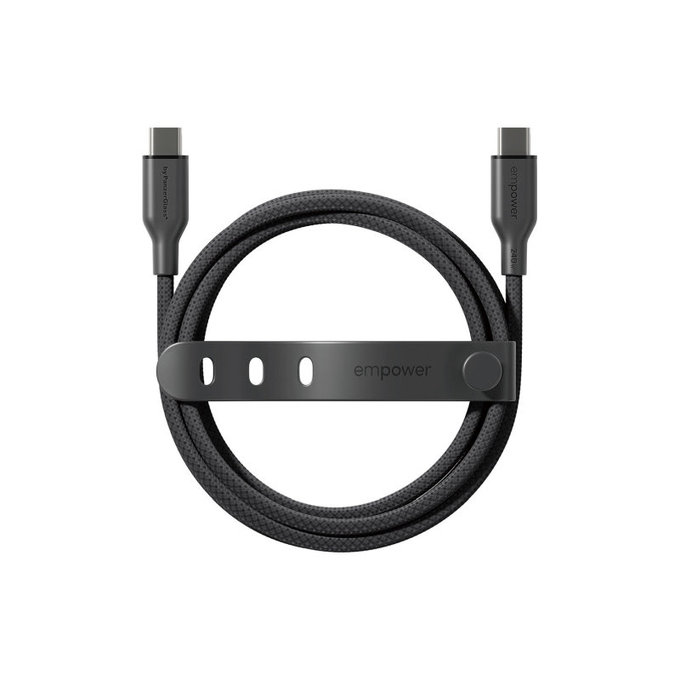 Cablu USB-C, 240 W, Racing, 1, 2 m, Space Black, empower