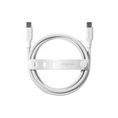 Cablu USB-C, 240 W, Racing, 1,2 m, argintiu-alb, PanzerGlass