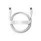 Cablu USB-C, 240 W, Racing, 1,2 m, argintiu-alb, empower