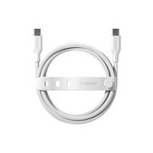 Cablu USB-C, 240 W, Racing, 2 m, Alb-argintiu, PanzerGlass