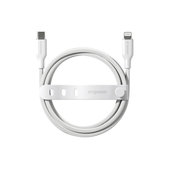 Cablu USB-C/Lightning, 60 W, Racing, 1, 2 m, Alb-argintiu, empower