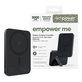 PowerBank wireless 5000 mAh cu suport rotativ, 20 W, compatibilă cu MagSafe, Qi2/USB-C, Space Black, empower