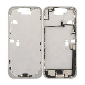 Apple iPhone 16 Pro Max - Cadru Mijlociu + Butoane de Pornire, Volum și Cameră (White Titanium)