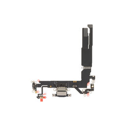 Apple iPhone 17 - Conector de Încărcare + Cablu Flex (Black)