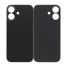 Apple iPhone 17 - Sticlă Carcasă Spate cu Orificiu Mărit pentru Cameră (Black)