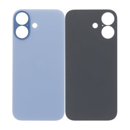 Apple iPhone 17 - Sticlă Carcasă Spate cu Orificiu Mărit pentru Cameră (Mist Blue)