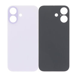 Apple iPhone 17 - Sticlă Carcasă Spate cu Orificiu Mărit pentru Cameră (Lavender)