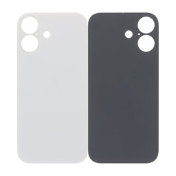 Apple iPhone 17 - Sticlă Carcasă Spate cu Orificiu Mărit pentru Cameră (White)