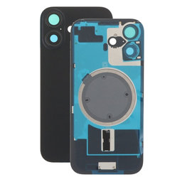 Apple iPhone 17 - Sticlă pentru carcasa din spate cu piese mici (Black)